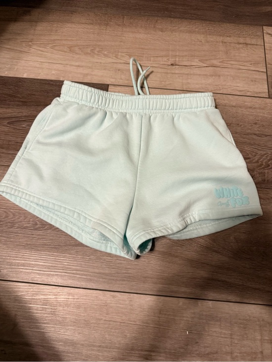 White Fox Boutique Pants - White Fox Boutique Light Mint Drawstring Athletic Shorts